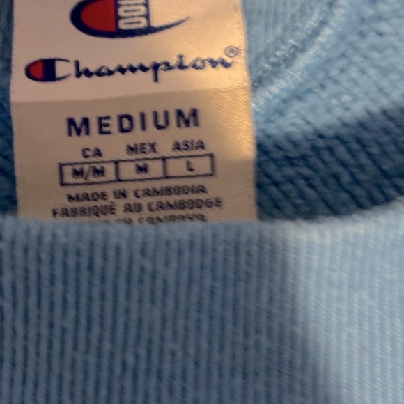 Blue champion hoodie M - Picture 2 of 2